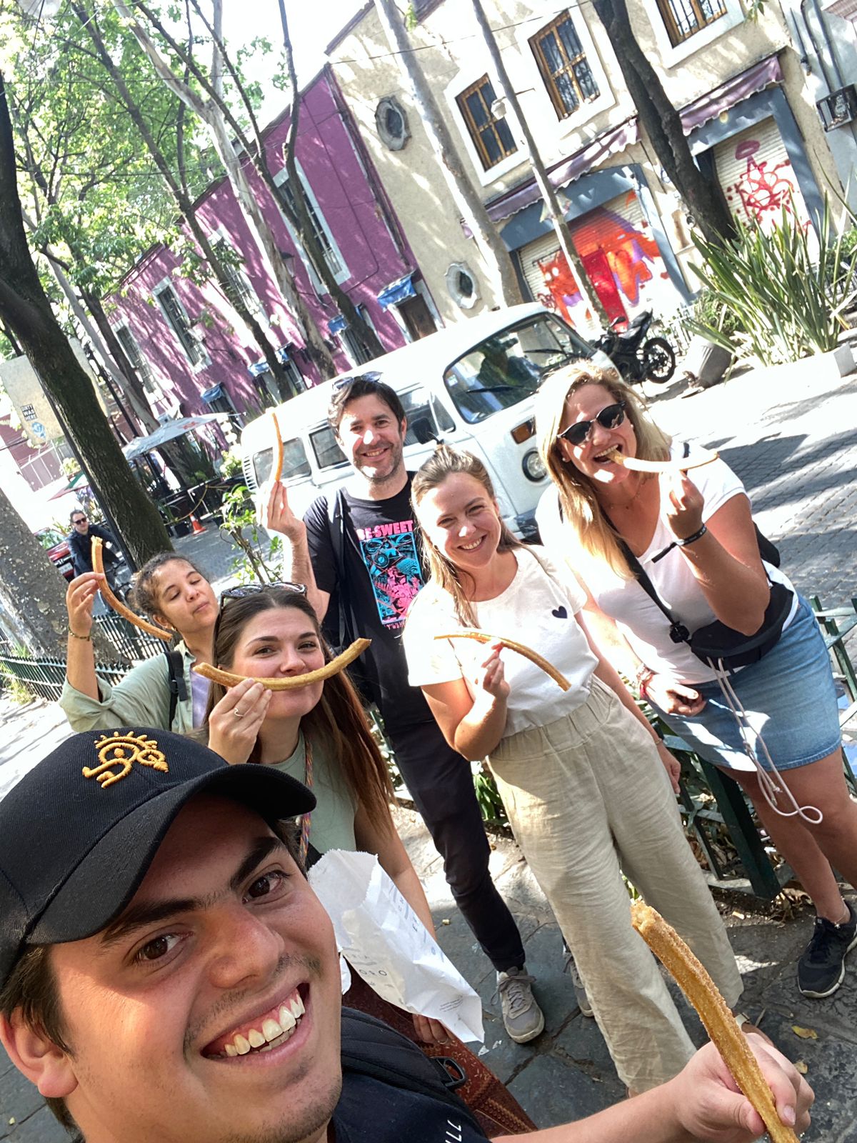 a group of people posing for the camera